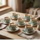 Coffee Cup and Saucer Set - 12 Pcs